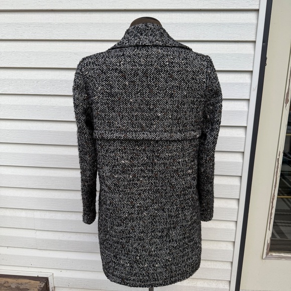 Must Have Abercrombie & Fitch Y2K Black and White Pea Coat - Picture 2 of 8